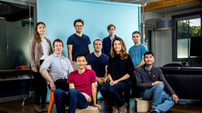 Group photo of the team